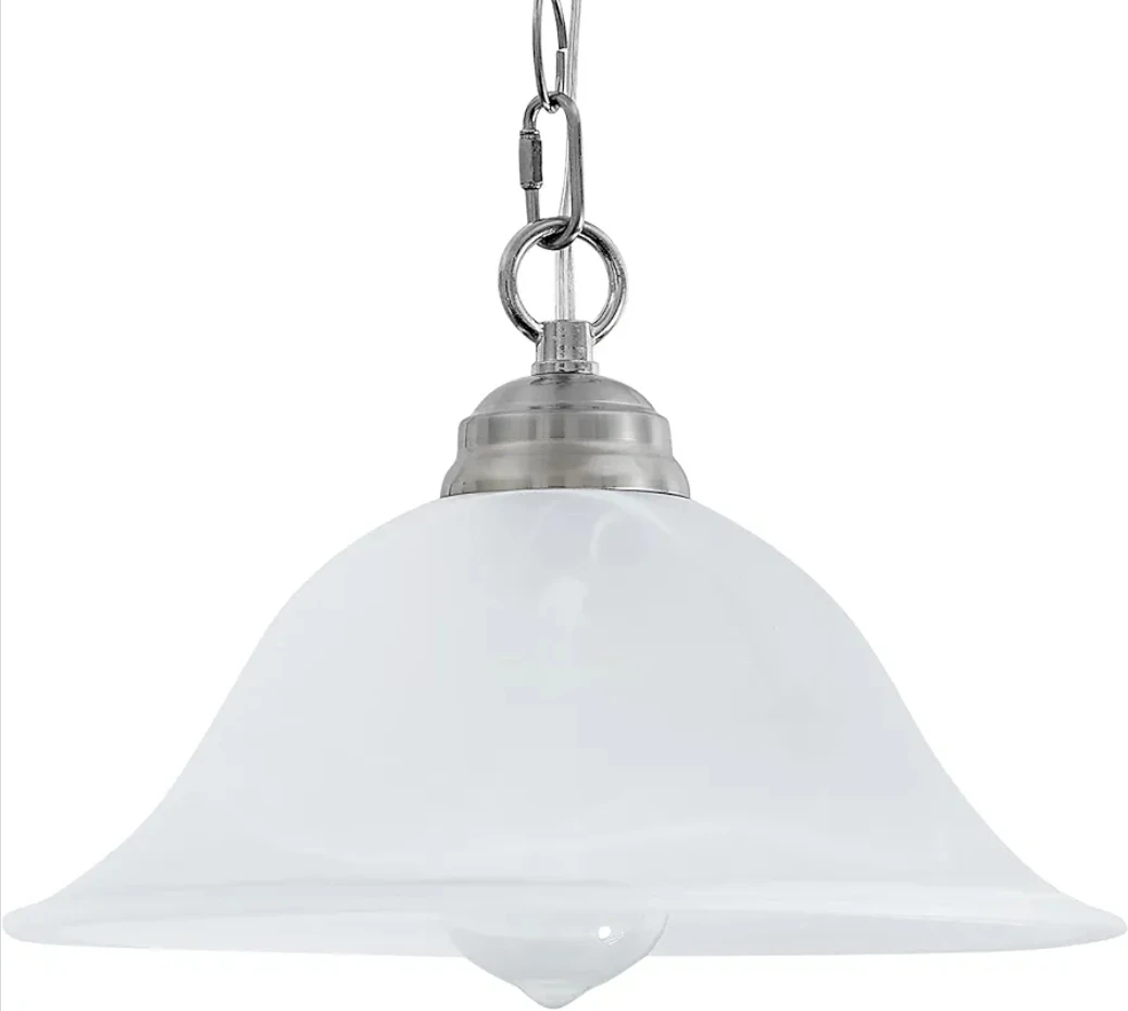Alabaster Glass Shade Pendant Light - photo 2