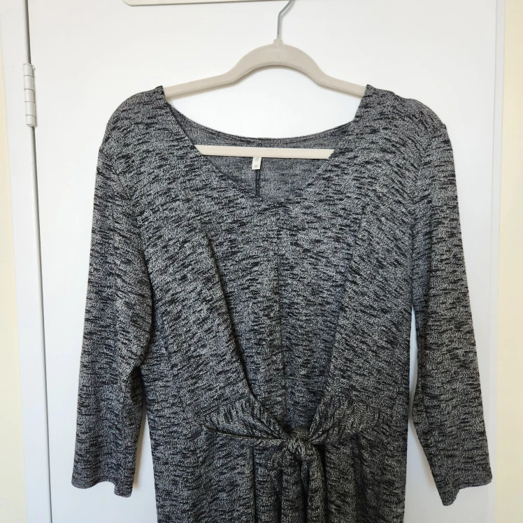 Maurice Grey Spacedye 3/4 Sleeve Tie Front Dress - photo 2