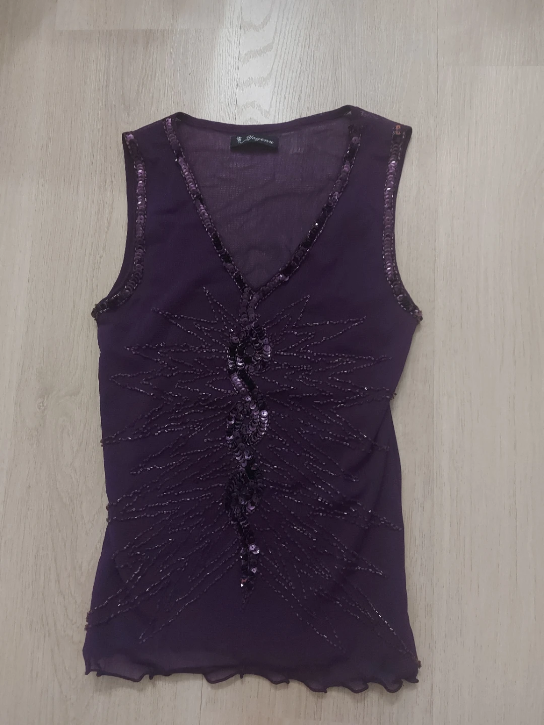Purple Embellished Top - photo 2