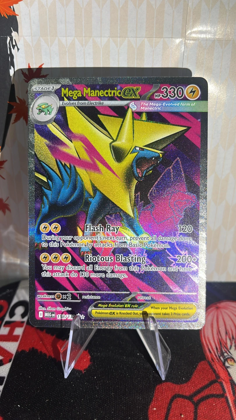 Mega Manectric EX Pokemon Card - 158/137