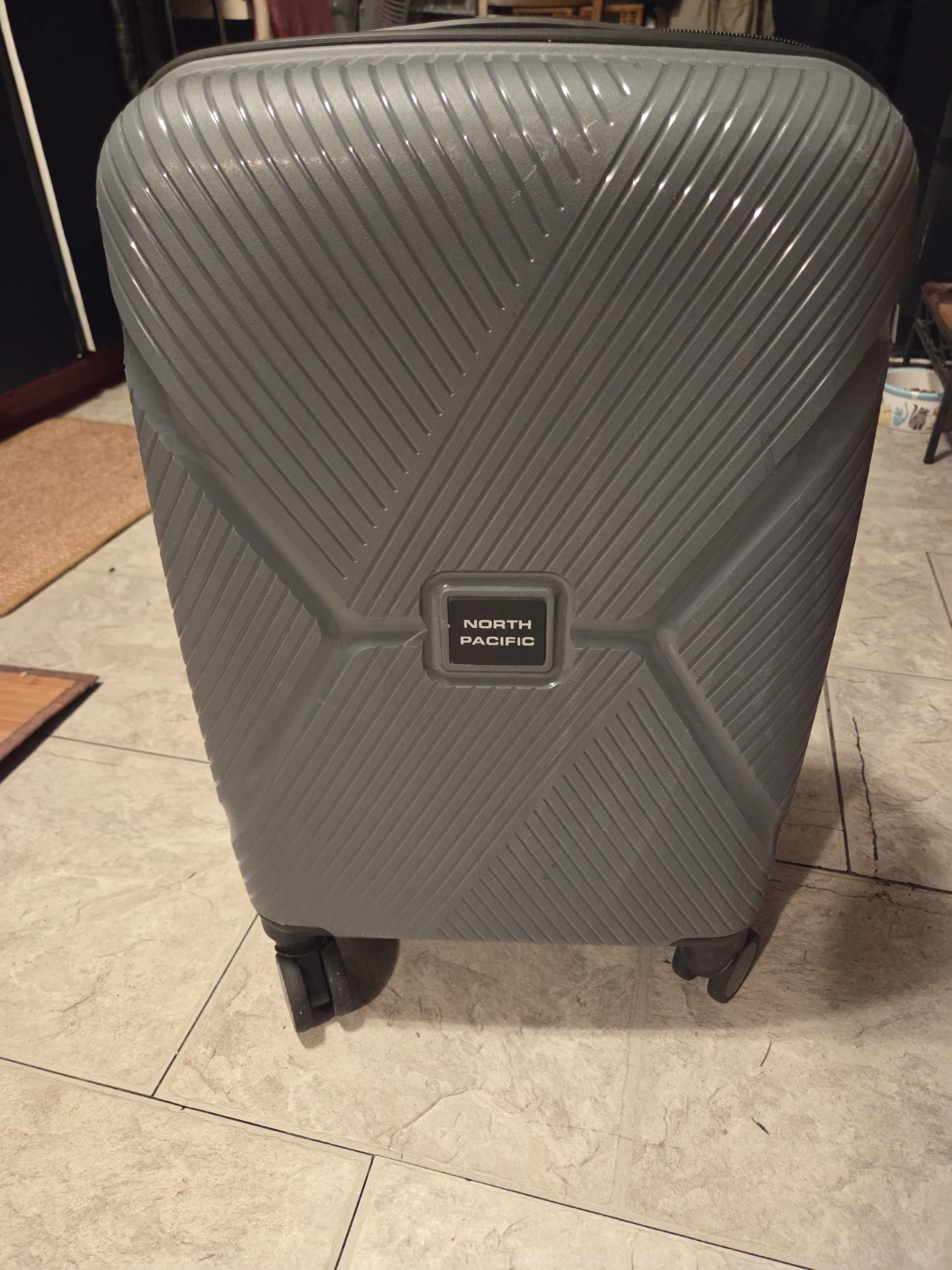 North Pacific Grey Hardside Suitcase