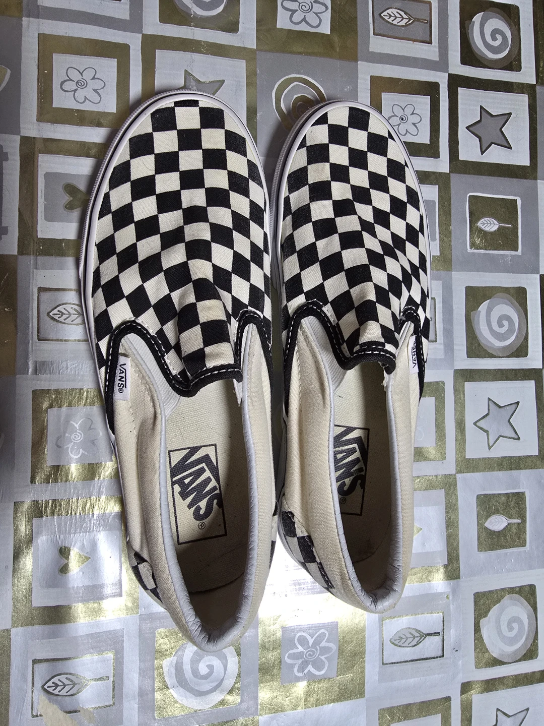 Vans Checkerboard Slip-On Shoes