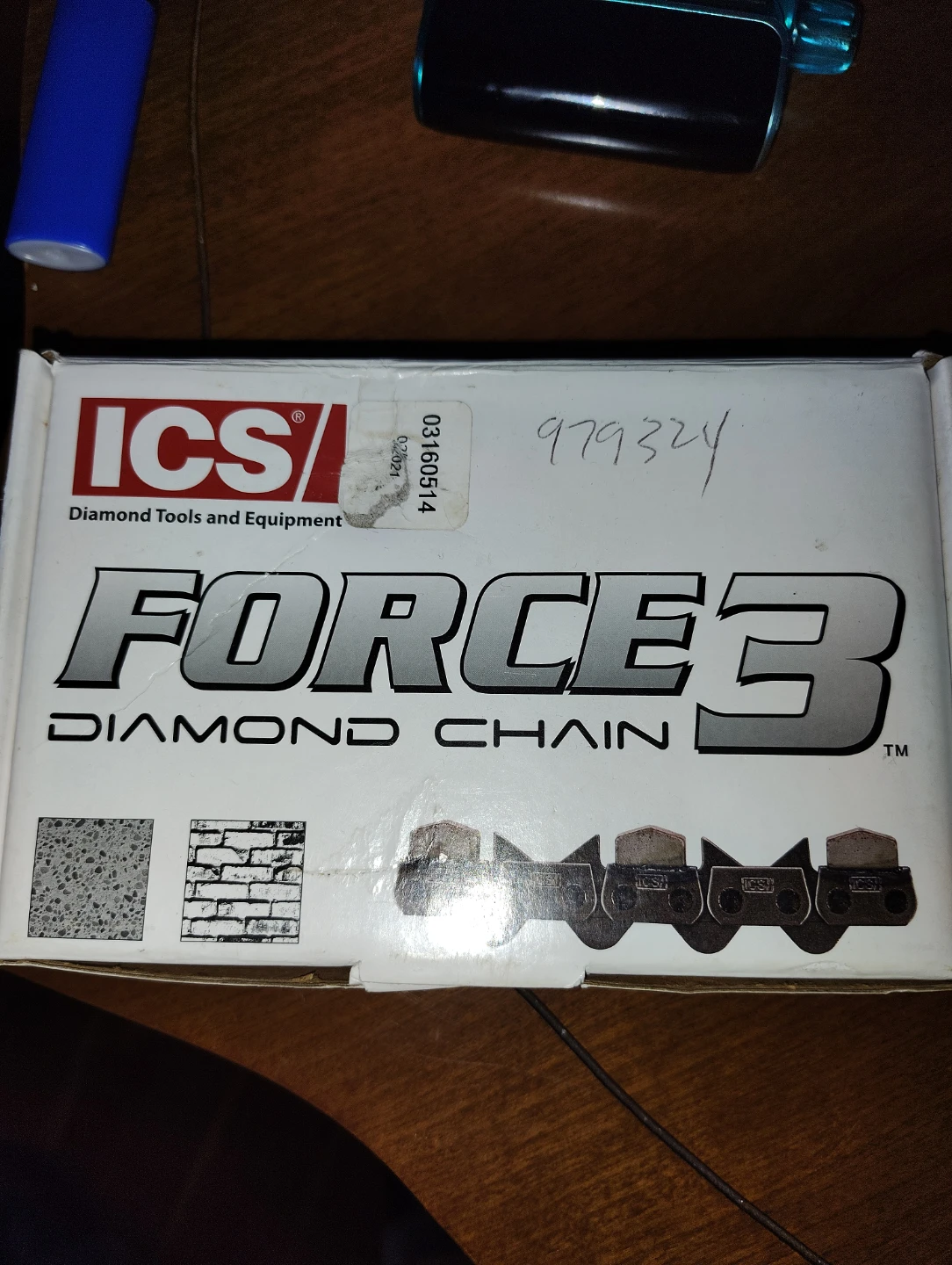 ICS FORCE3 Diamond Chain 35cm/14IN