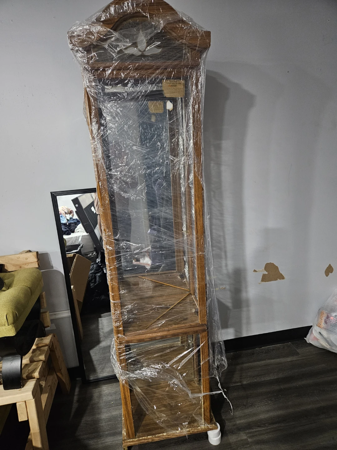 Wooden Grandfather Clock - photo 2