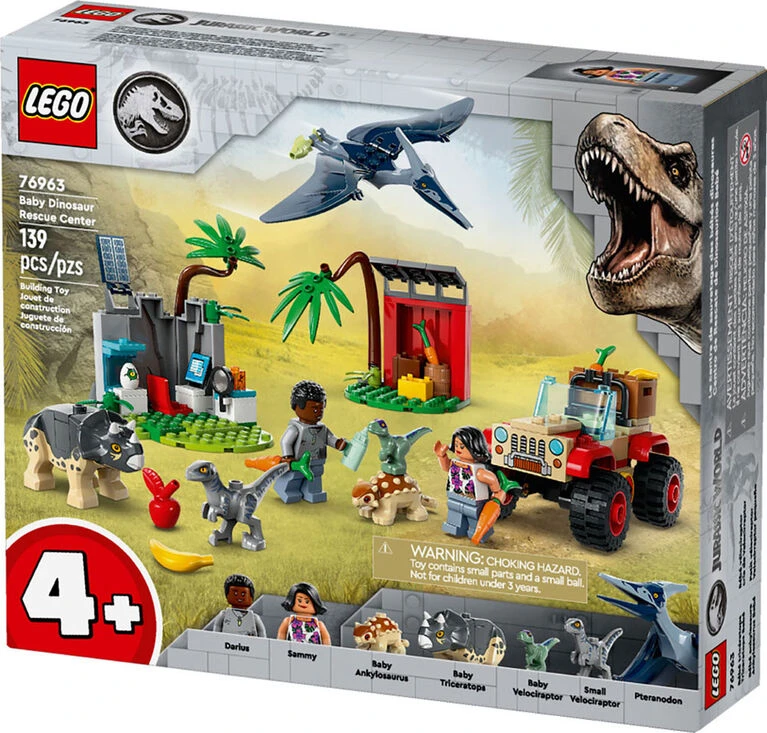 LEGO Jurassic World 76963 Baby Dinosaur Rescue Center