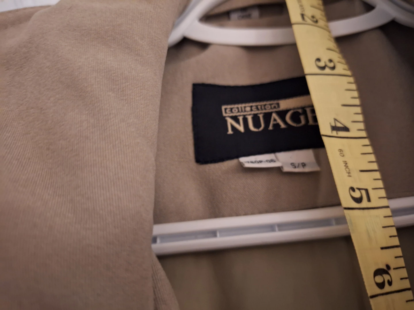 Nuage Collection Beige Coat Size S/P - photo 3