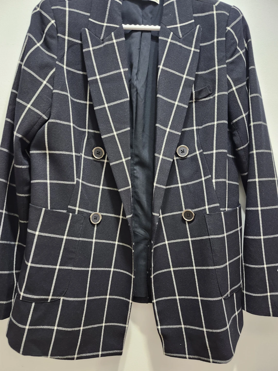 DEX The Suit Shop New York Plaid Blazer for Women