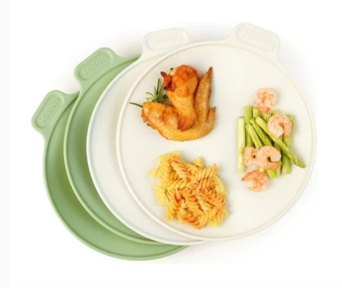 NEW!   Partin Divided Plates 4 Pack - Easy to Clean - photo 4