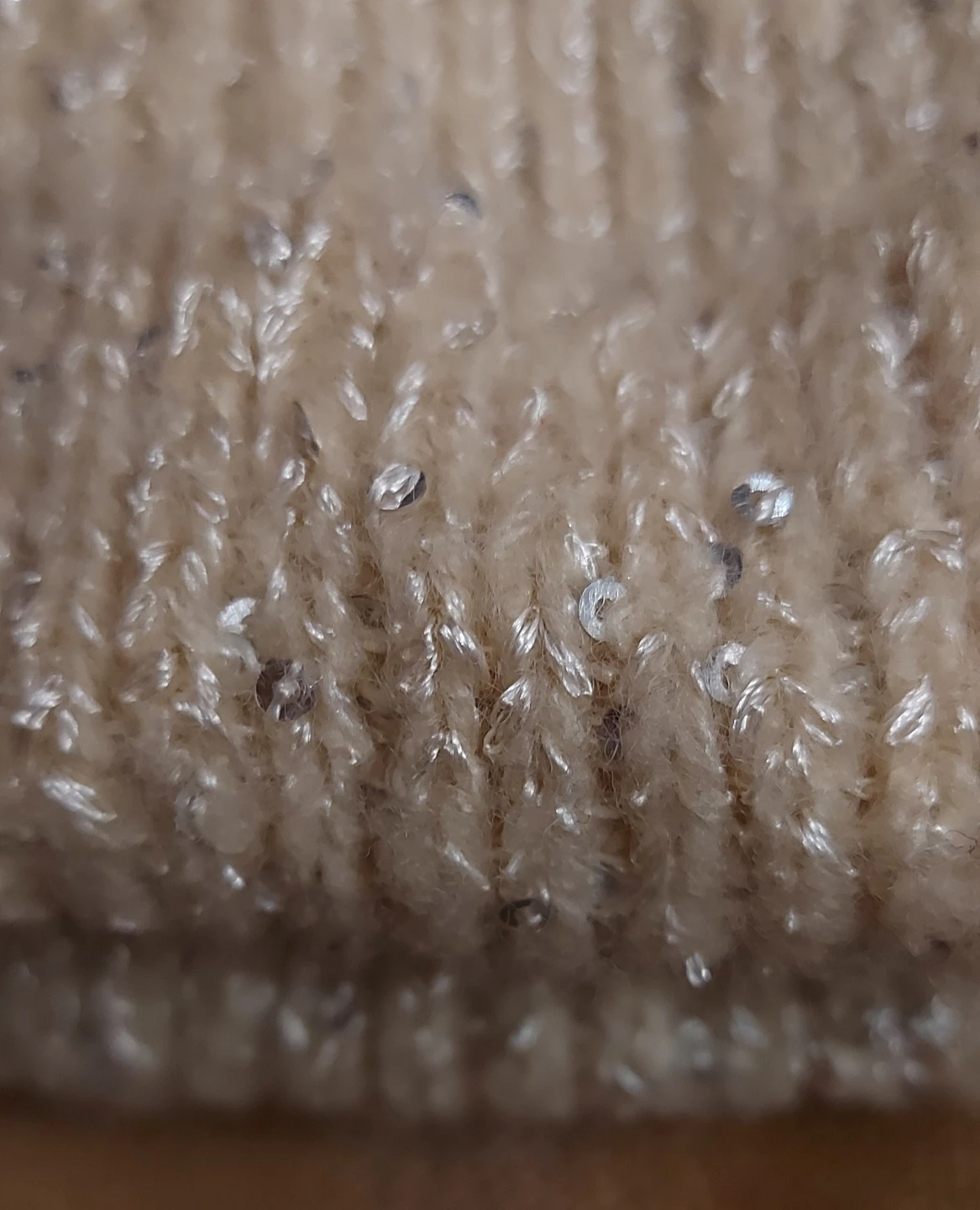 🆕Ardene Cream Knit Pom Pom Beanie - photo 3