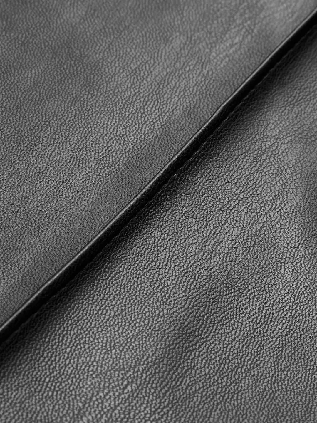 Commense Dark Brown Faux Leather Wide Leg Pants NWT size M - photo 4