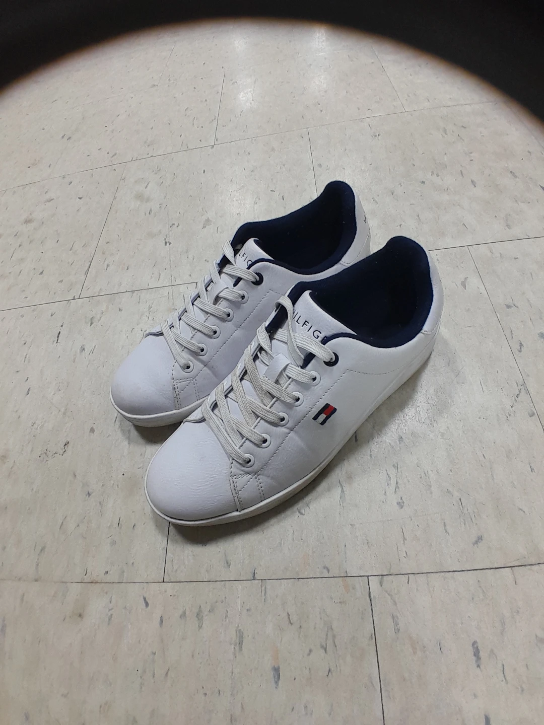 Tommy Hilfiger White Sneakers Solid Men's Size 9 - photo 2