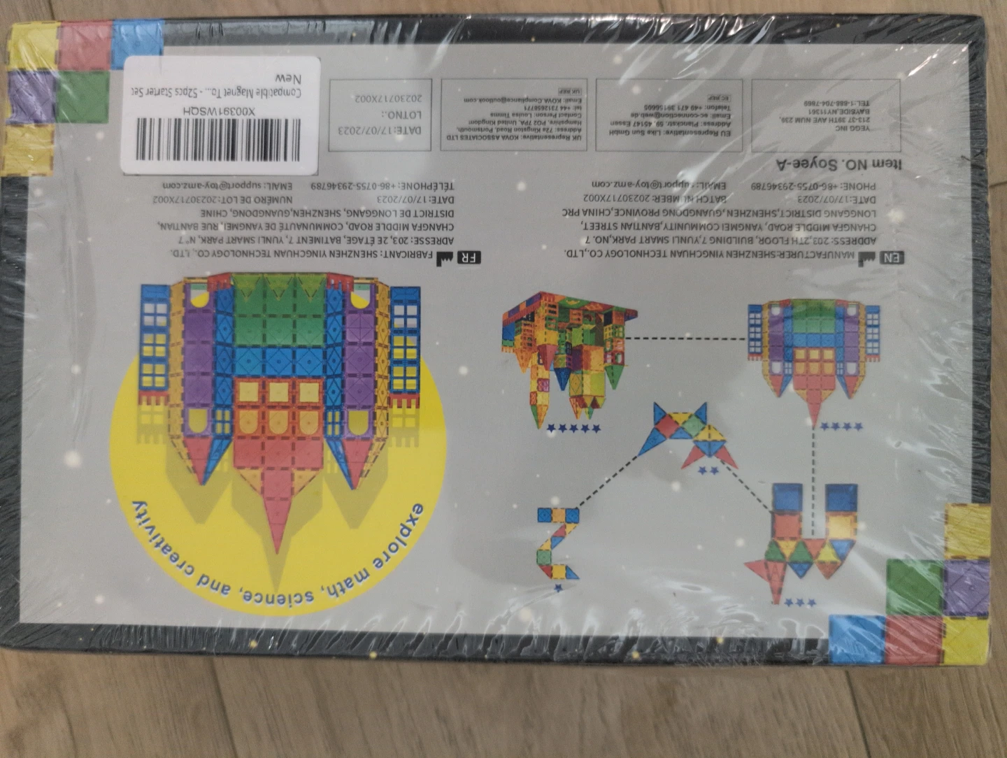Soyee Magnetic Building Tiles - New in Box! - photo 3
