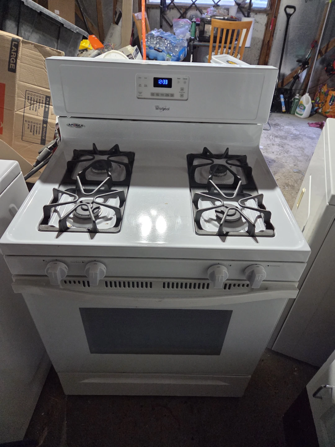 Whirlpool White Gas Range Stove Oven - photo 2