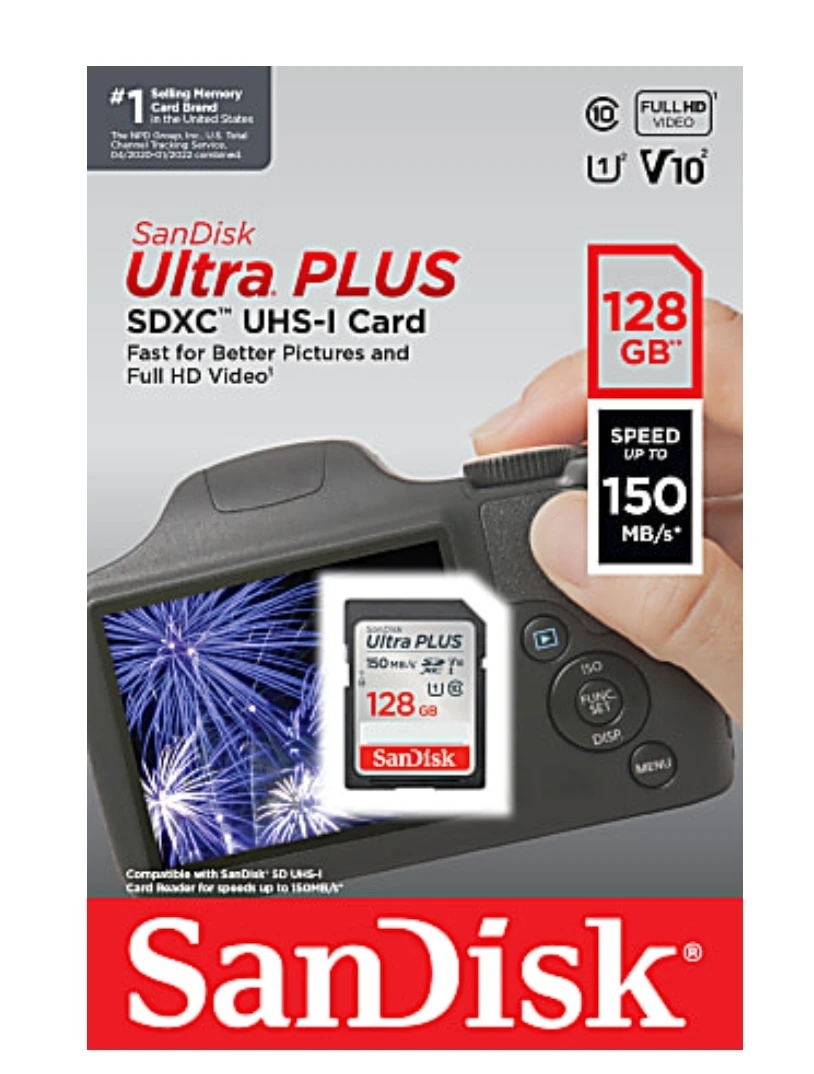 SanDisk  64GB SD Card - 145MB