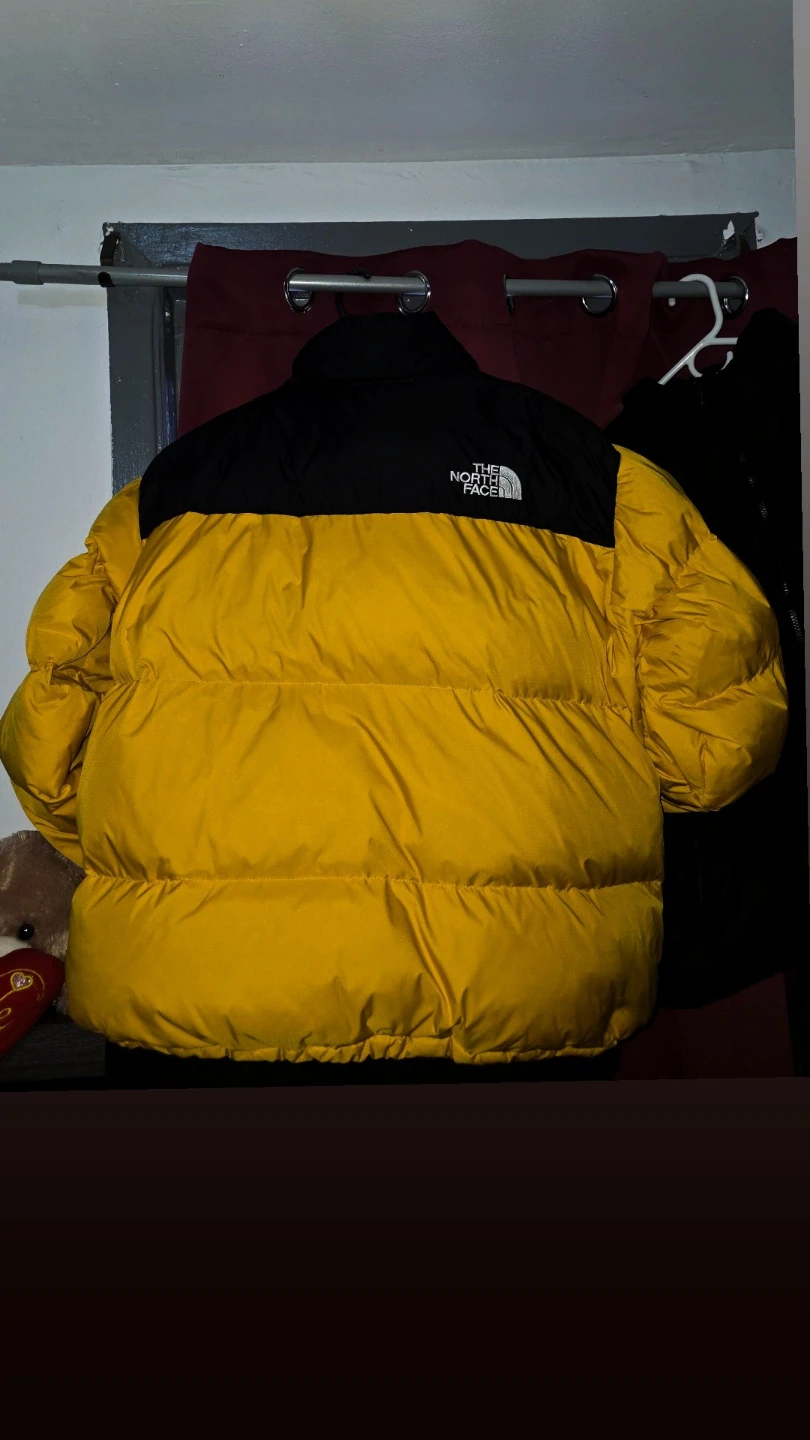 The North Face Yellow Puffer Jacket - photo 2