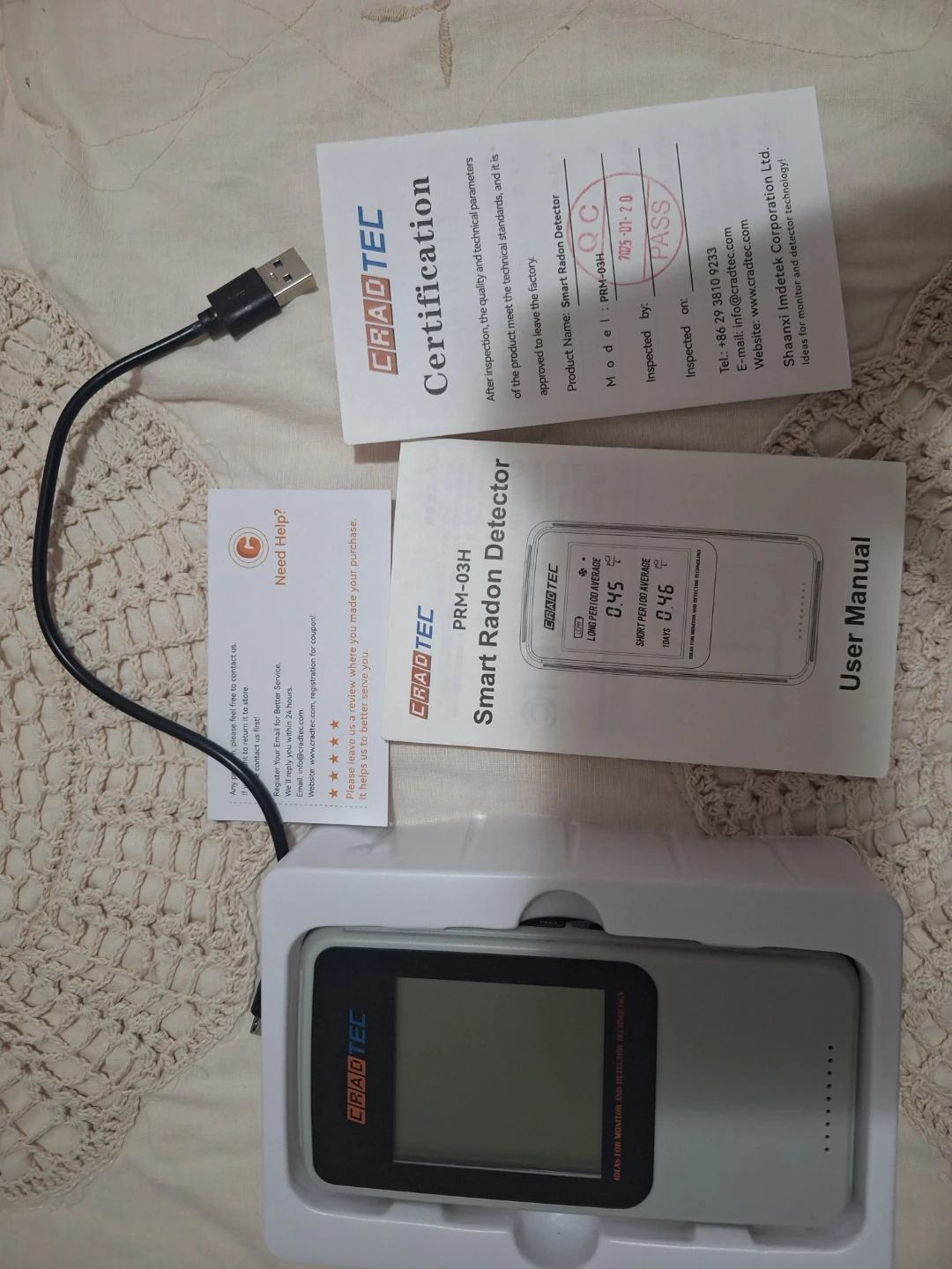 New GRADTEC PRM-03H Smart Radon Detector - photo 2