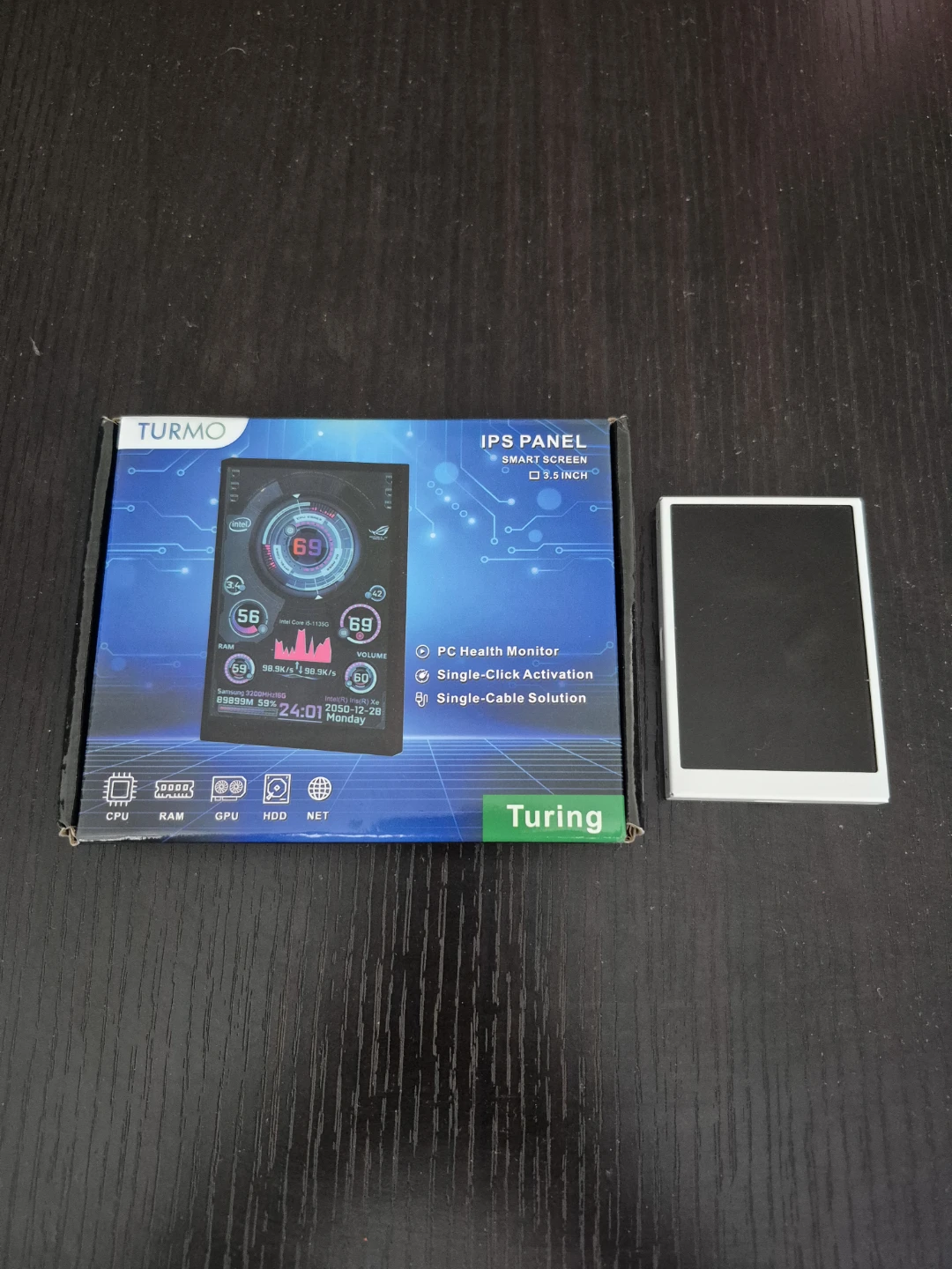 TURMO IPS Smart Screen 3.5 Inch PC Health Monitor
