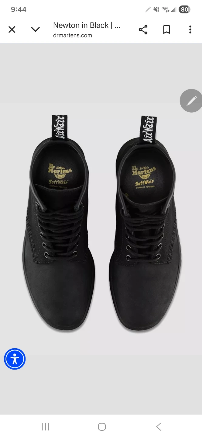 Dr. Martens Newton Black Boots - Size 9 US - photo 2