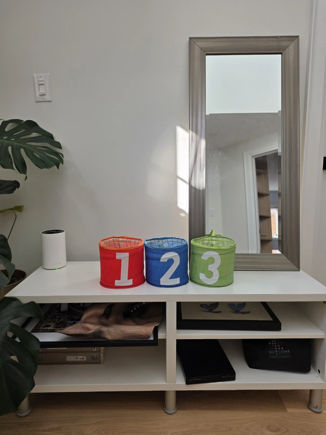 Set of 3 Numbered Storage Bins