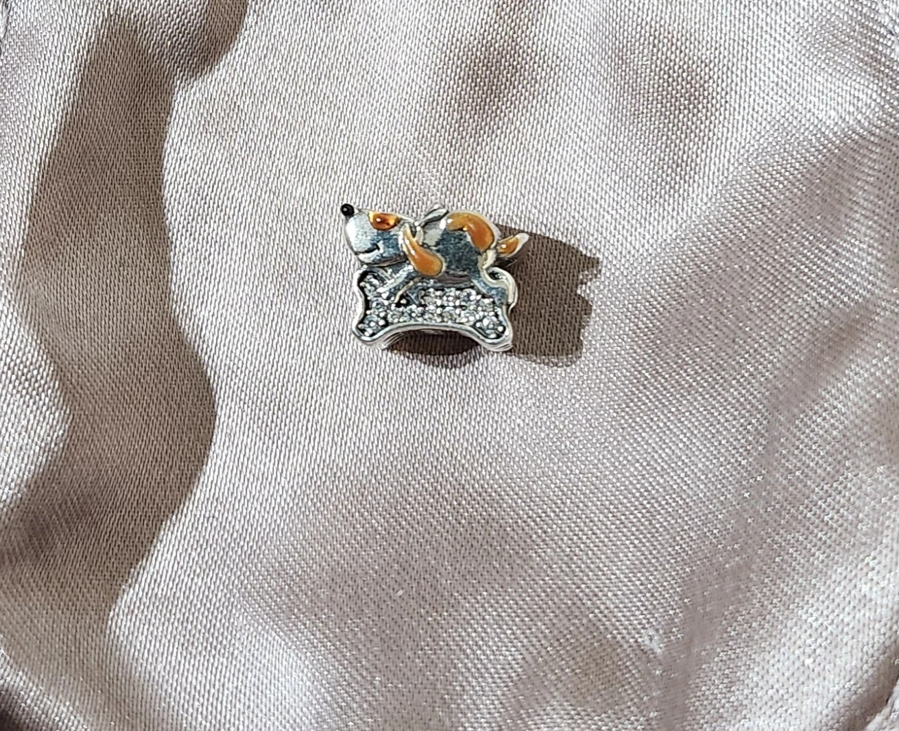 Dog Charm with Bone