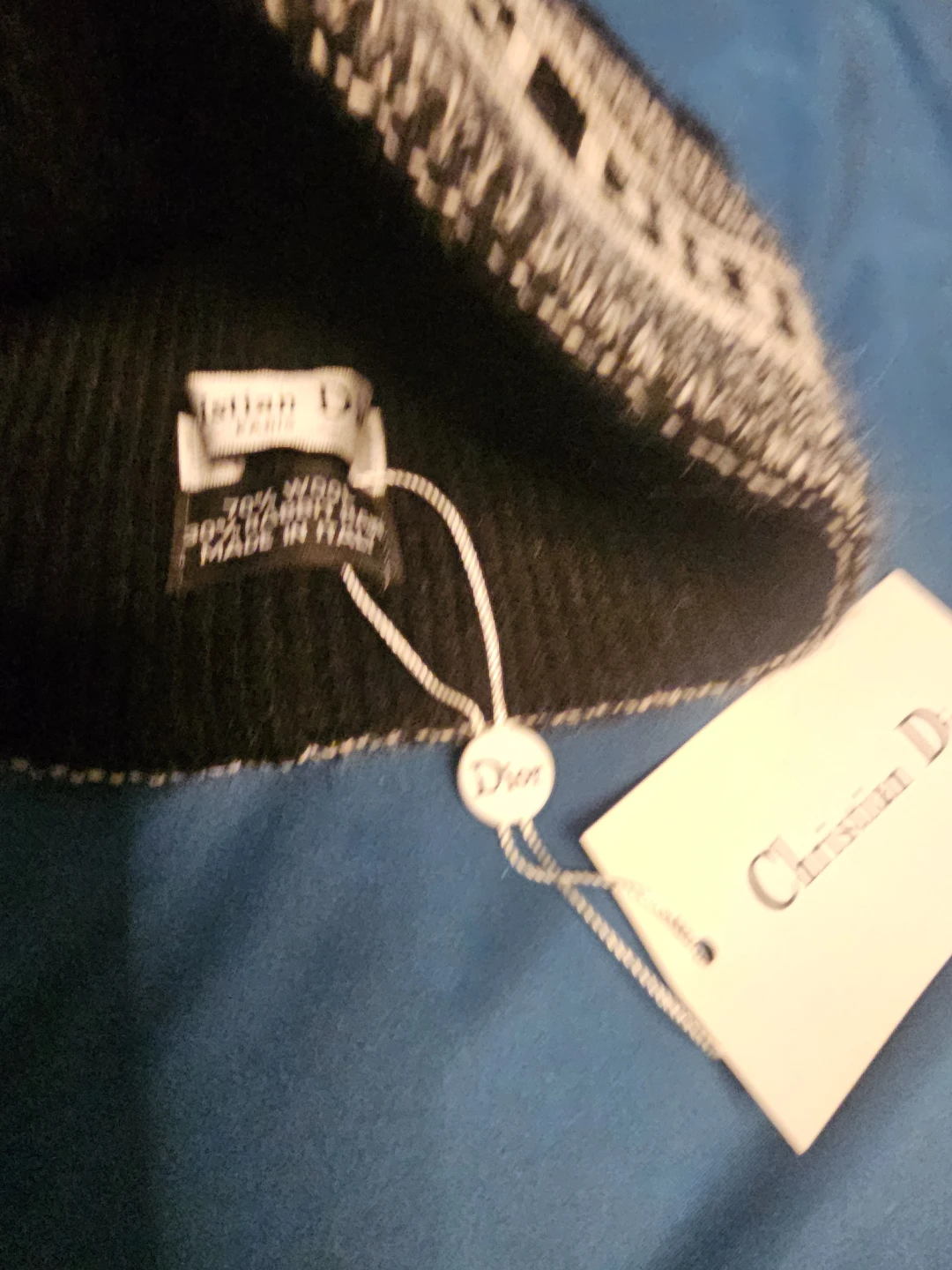Christian Dior Black Wool Beanie Hat - photo 2