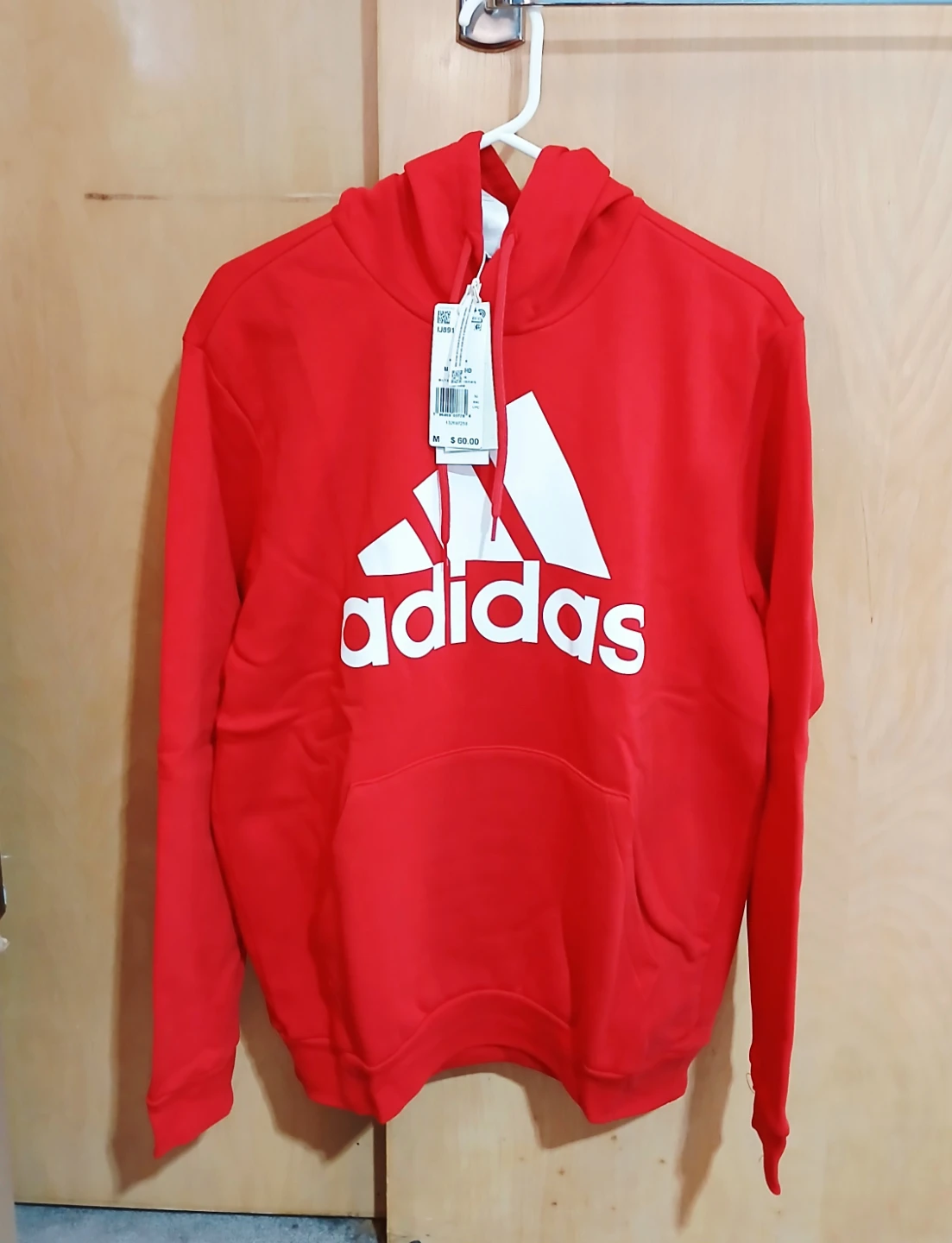 Adidas Red Hoodie [Size M] - NEW!