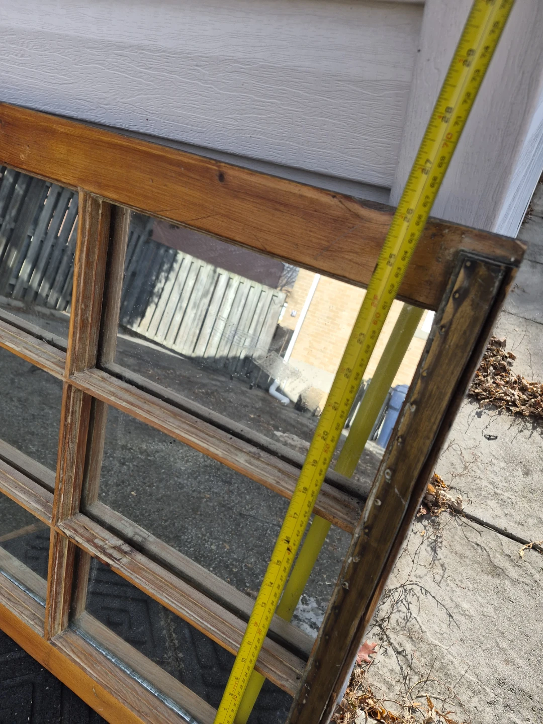 Wood Framed Mirror - 27" x 24" - photo 3