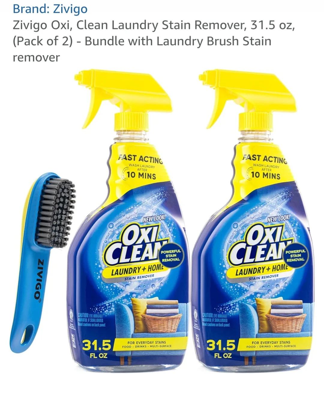 ZIVIGO Laundry Brush (Blue/Yellow) - photo 4