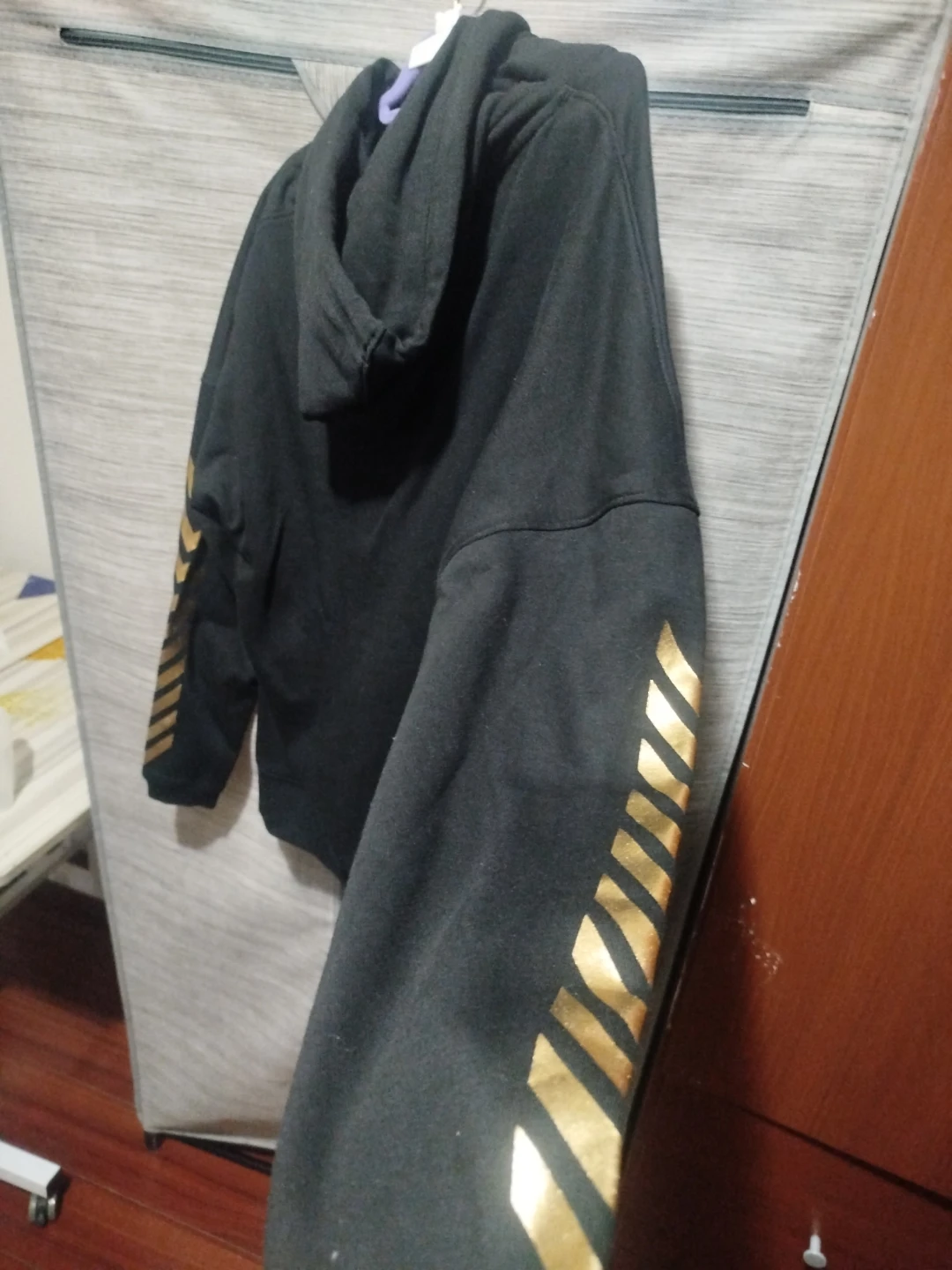 OFF-WHITE Black Hoodie - photo 2