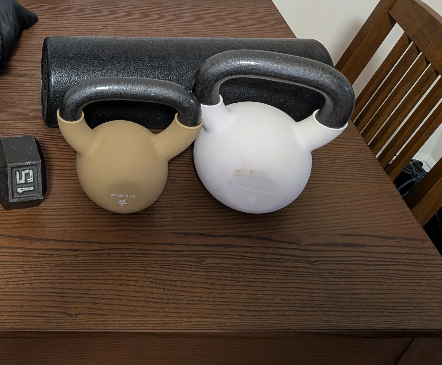 20 and 35 Kettlebells
