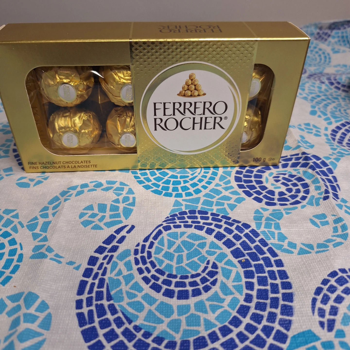 Ferrero Rocher Fine Hazelnut Chocolates 100g Box