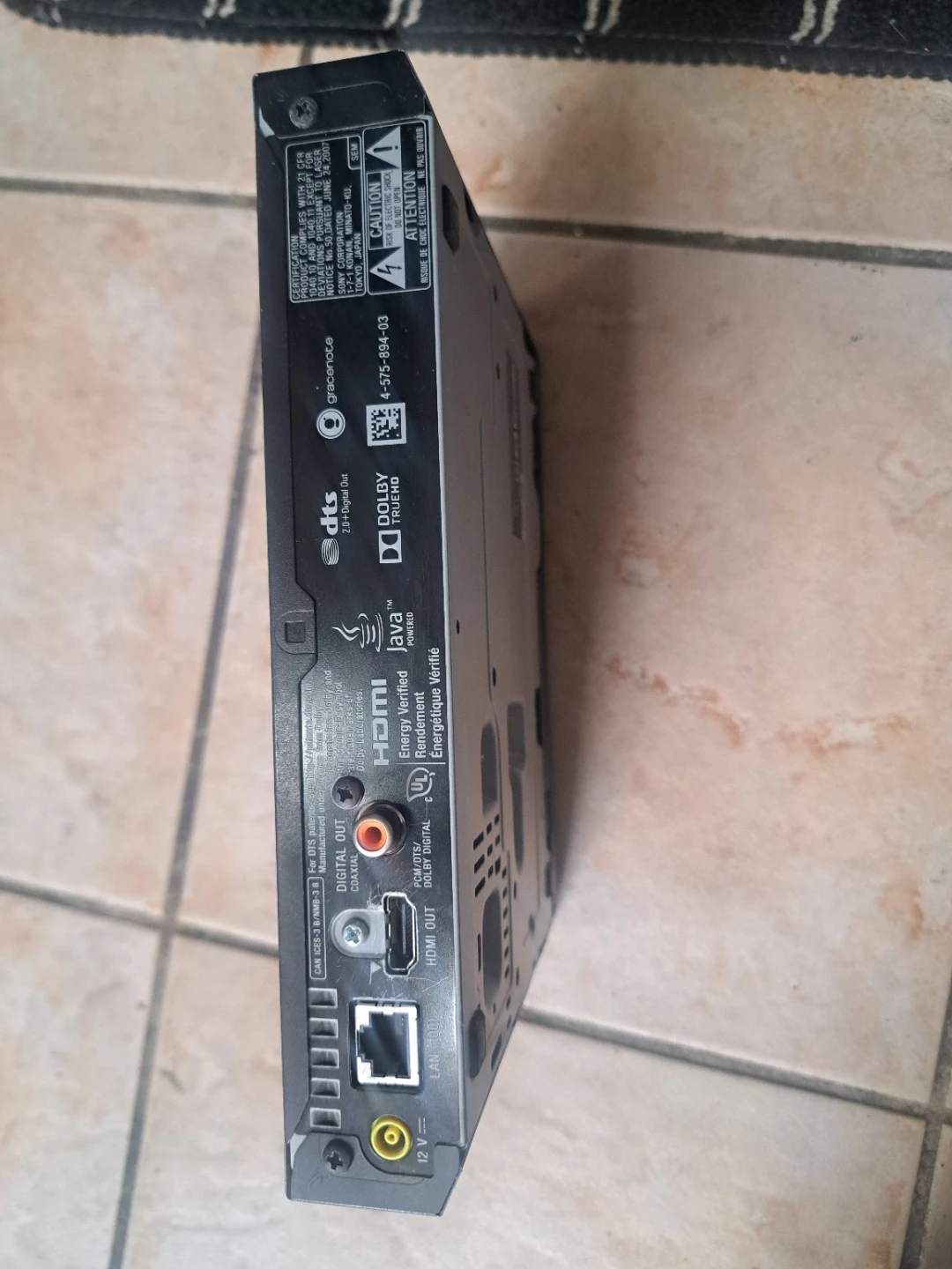 Sony Blu-Ray Disc Player & Selore S-Global Hub - photo 5