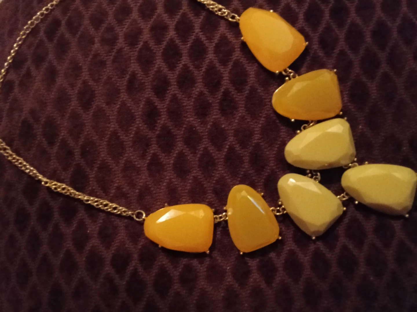 Gold Tone Multi-Strand Necklace