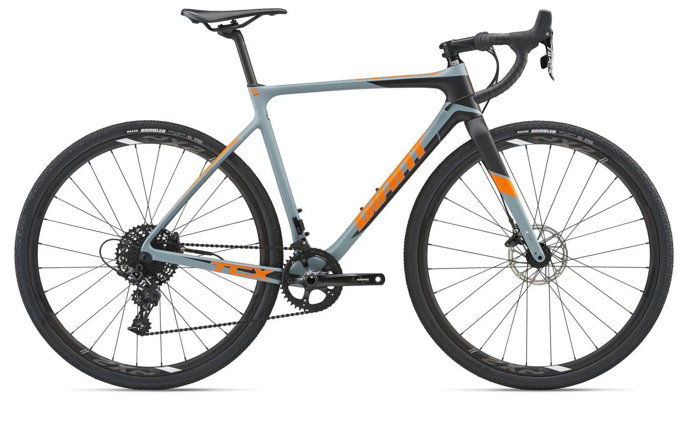 1x11 Carbon Giant TCX Advanced SX Gravel Bike, hydraulic brakes