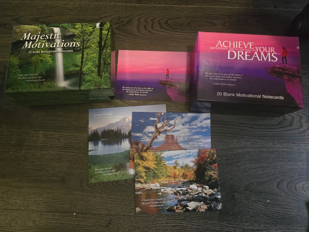 Achieve Your Dreams Motivational Notecards - photo 2
