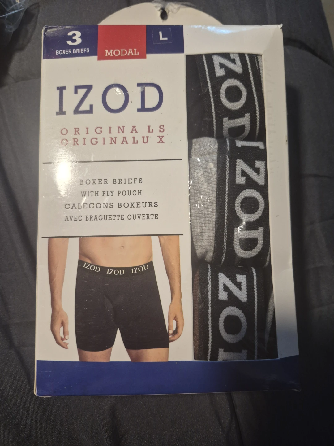 IZOD Men's Boxer Briefs - Size Large