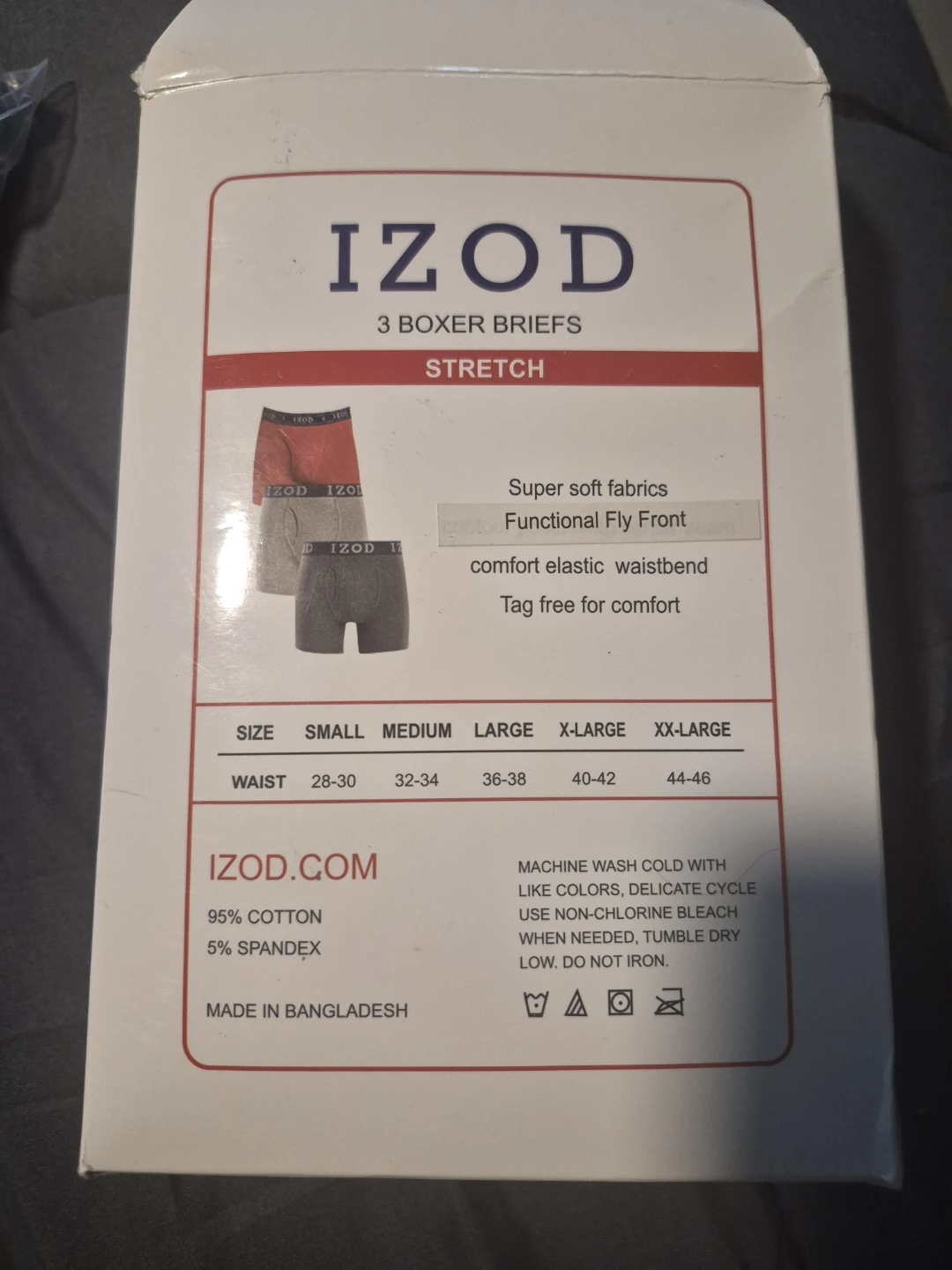 IZOD Men's Boxer Briefs - Size Large - photo 4
