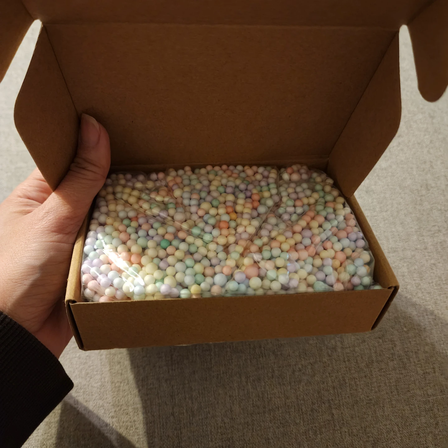 Pastel Foam Balls for Crafts 4-6mm