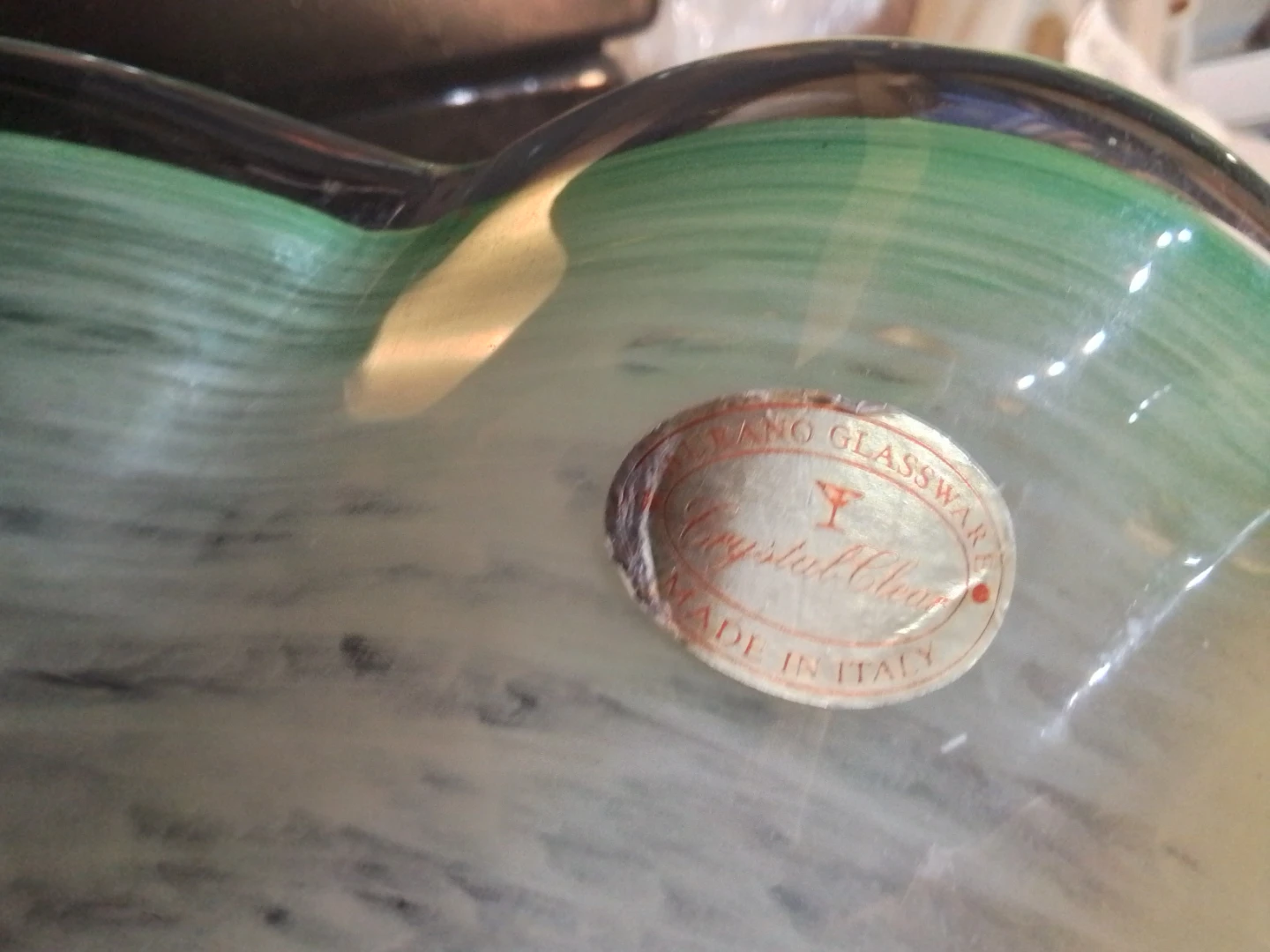 Murano Glassware Crystal Clear Bowl - photo 4
