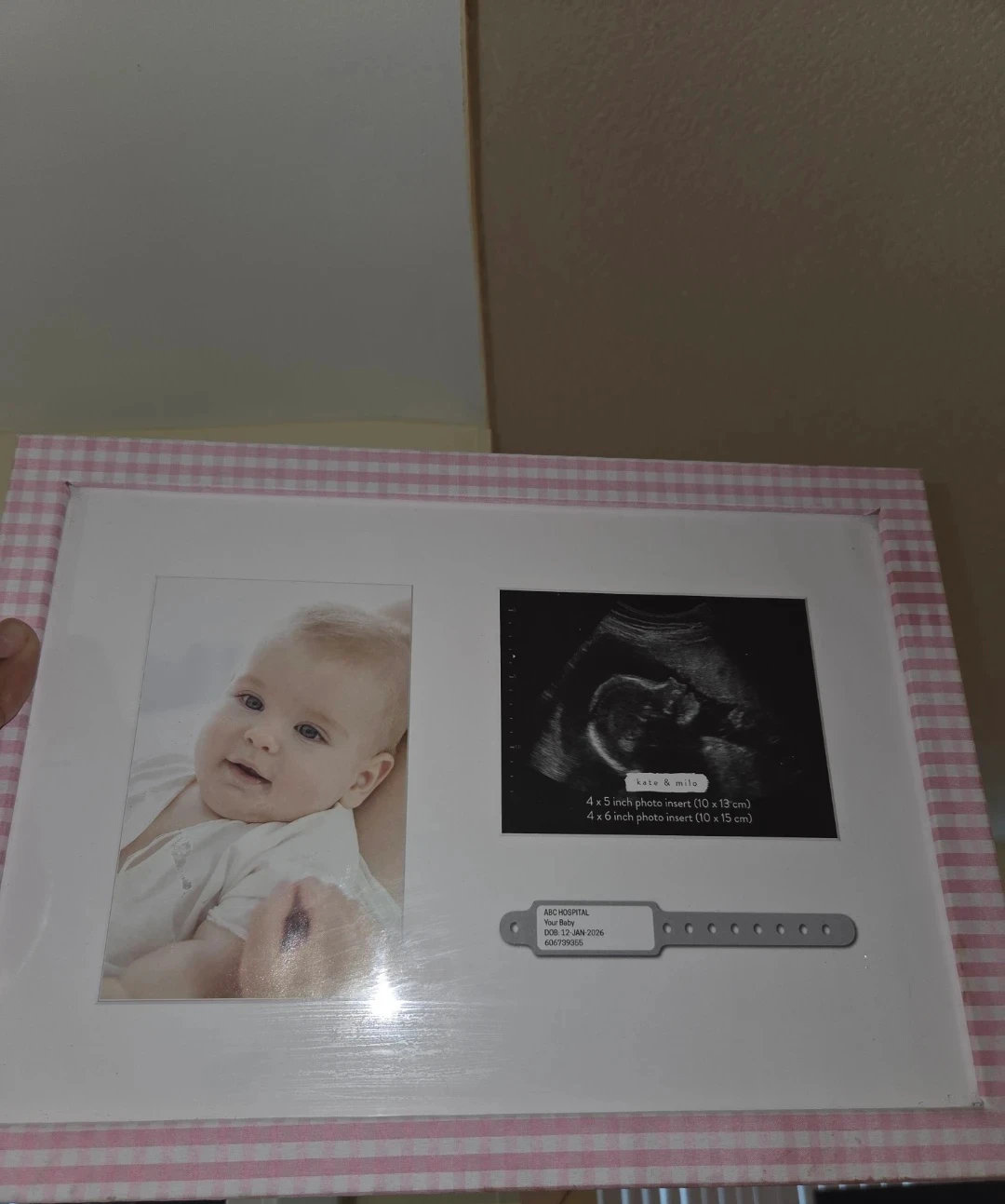 Kate & Milo Baby Photo Frame