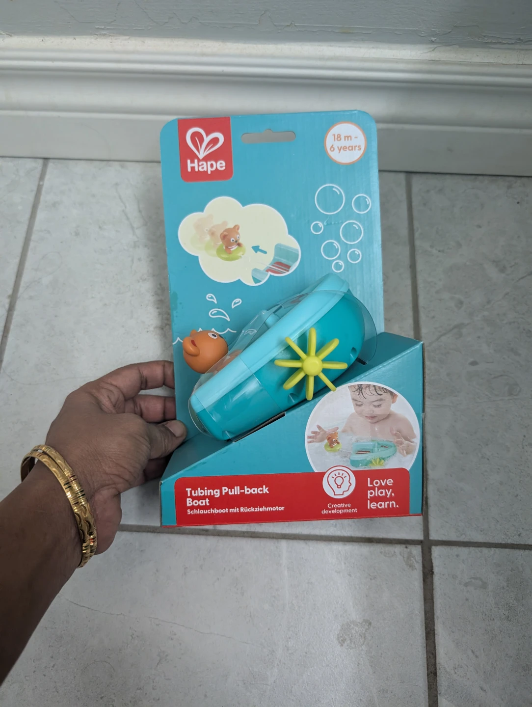 New Hape Tubing Pull-back Boat (18m+) - photo 3