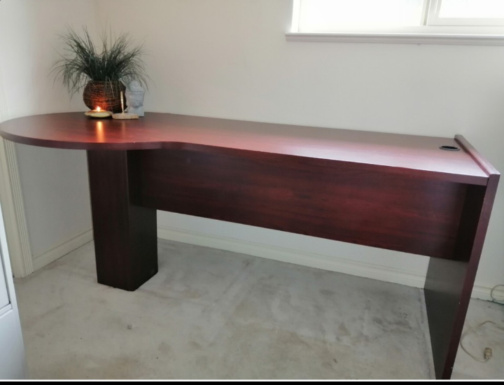 🥕 Solid Cherry Wood finish Office desk