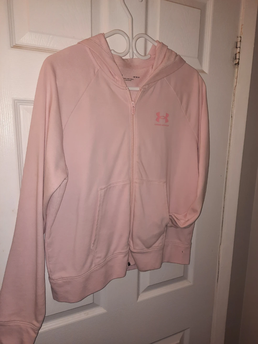 Under Armour Pink Zip-Up Hoodie