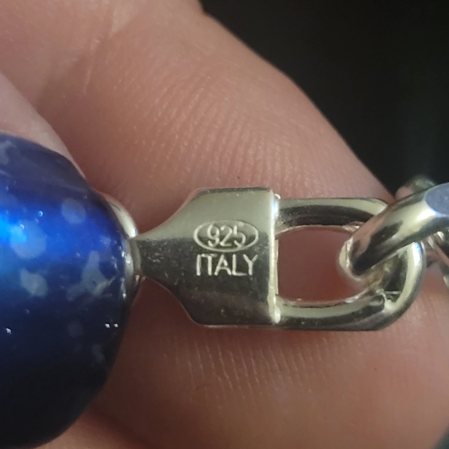8" - 925 Italian Sterling silver bracelet - photo 3