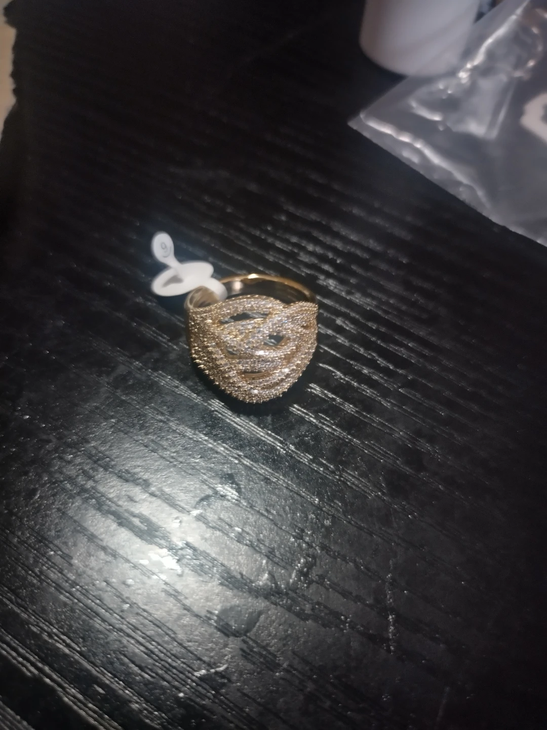 Xuping Gold Ring Size 9 - photo 4