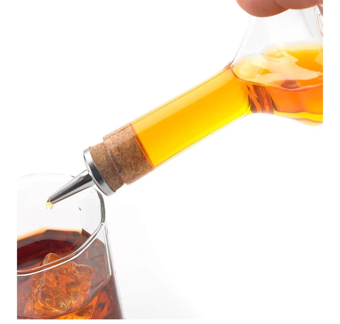Glass Liquor Pourer with Cork Spout - photo 2