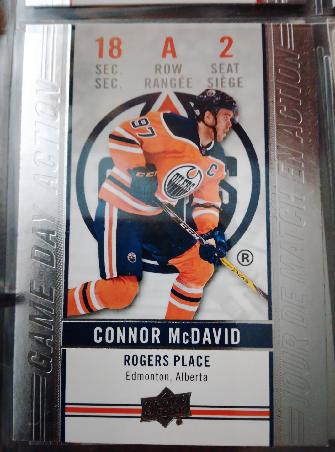 Connor McDavid Tim Hortons Hockey Card