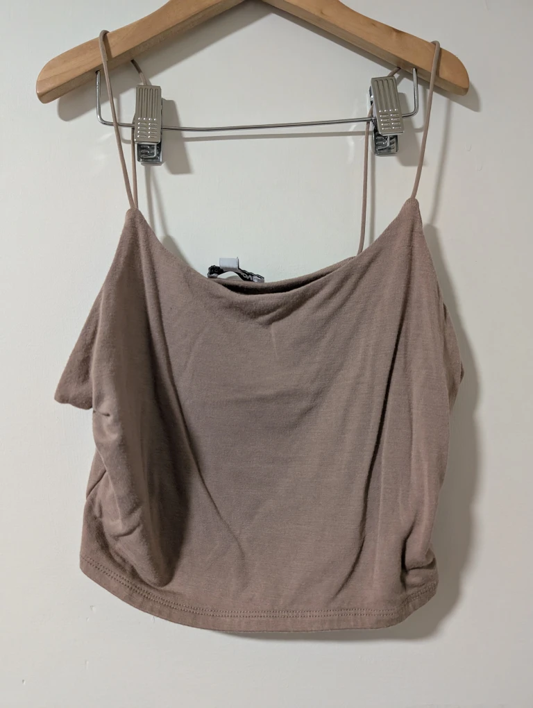 Fashion Nova Brown Tank Top - Size S