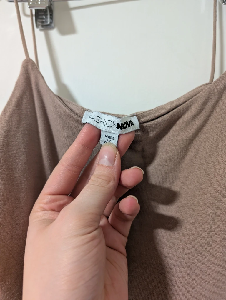 Fashion Nova Brown Tank Top - Size S - photo 2