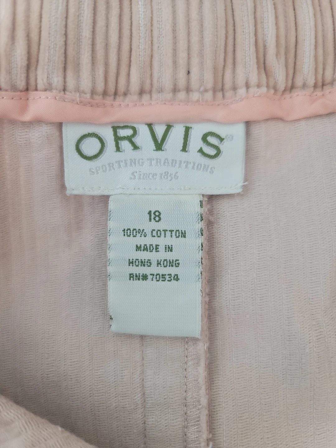 Orvis Pink Corduroy Skirt and Blazer Set Size 18 cotton gorpcore - photo 2